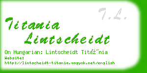 titania lintscheidt business card